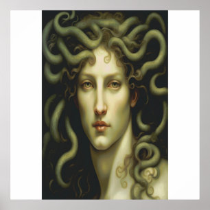 Poster Estilo de Renascença do Medusa