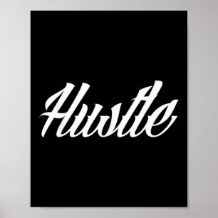 Poster Estilo de Tatuagem de Hustle