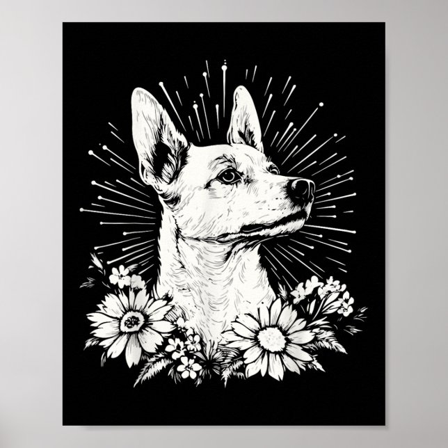 Poster Estilo de Tatuagem Lover Canaan Retro Cog (Frente)