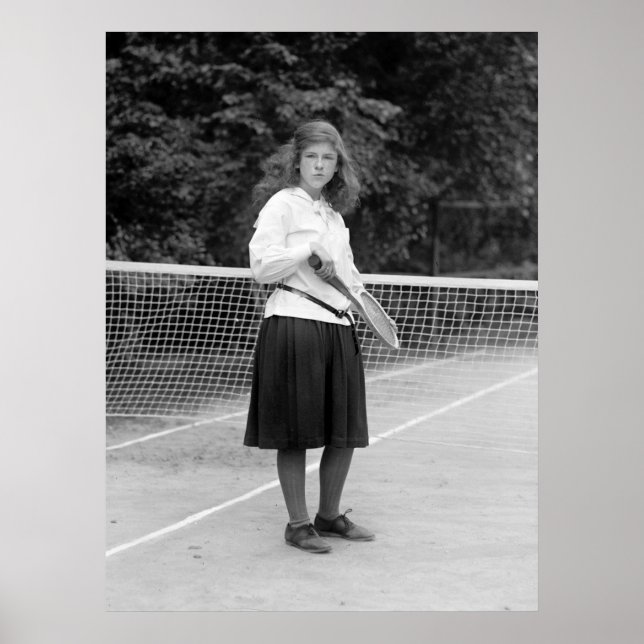Póster Estilo de Tênis 1920 (Frente)