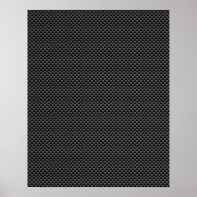 Póster Estilo Elegante de Fibra de Carbono com Fundo Impr (Frente)