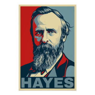 Póster Estilo Esperança de Rutherford B. Hayes – Liberdad
