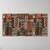 estilo havaiano tapa tecido abstrato patchwo triba