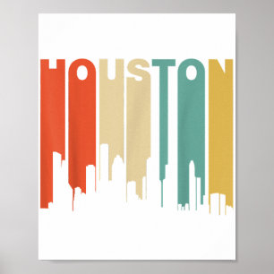 Poster Estilo Houston Texas - Linha do Estilo Houston Tex