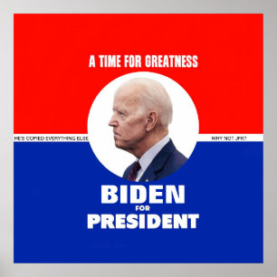 Poster estilo Joe Biden JFK