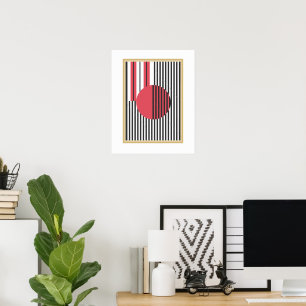 Poster estilo libe clássico bauhaus arte de pôster vintag