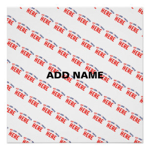 PÓSTER ESTILO MODERNO PERSONALIZÁVEL BRANCO VERIFICADO MA