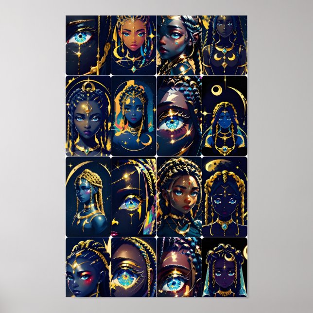 Poster Estilo Raven I (Frente)