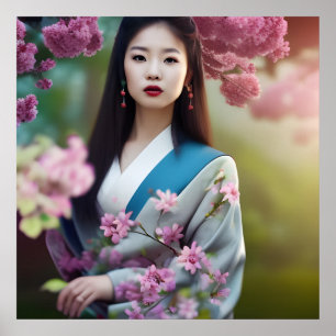 Poster Estilo Realista de Foto Criado por Geisha AI Japon