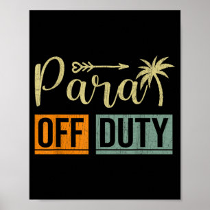Poster Estilo Retro Verão Fim do Ano Letivo Para Desligad
