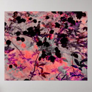 Póster Estilo romântico, cor-de-rosa, estilo romântico, f