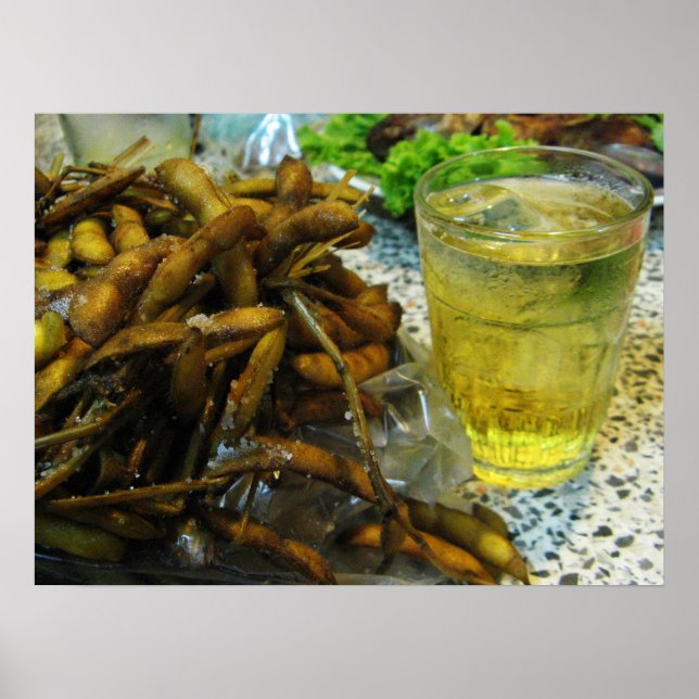 Póster Estilo Tailandês Edamame (Frente)