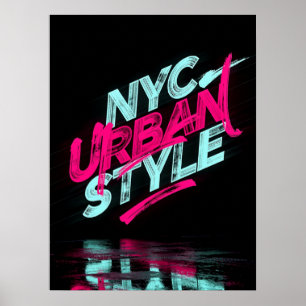 Poster Estilo Urbano de Nova York