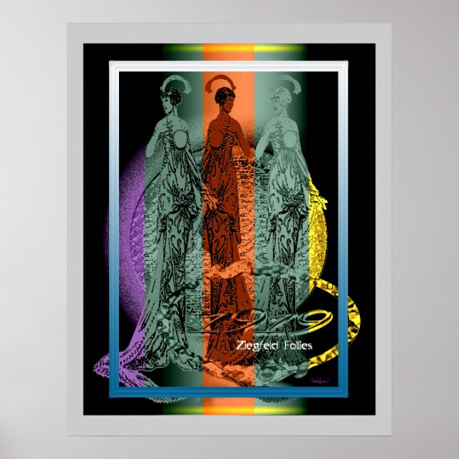 Poster Estilo Vintage, Follies 1919 (Frente)