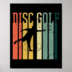 Poster Estilo Vintage Legal de Design de Golfe de Disco D