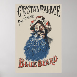 Póster Estilo vitorioso do anúncio Bluebeard