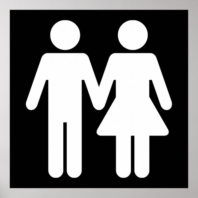 Póster Estilo WC casal (Frente)