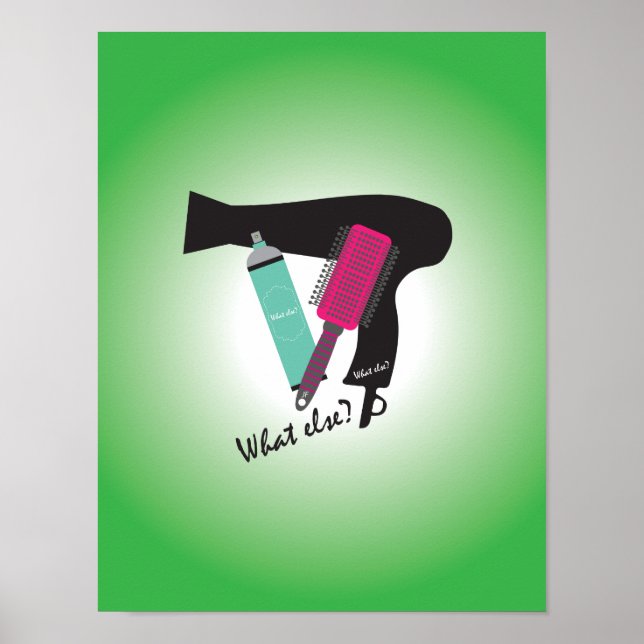 Poster Estilos de cabelo - O que mais? (Frente)