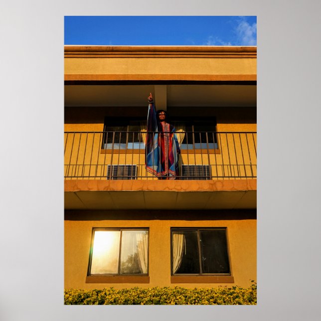 Poster "Estive no Topo da Montanha" (Frente)