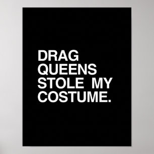 POSTER ESTOLA DO QUEENS DE ARRASTO MEU TRAJE