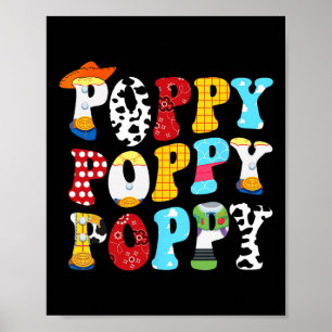 Poster Estória de Popy Toy Boy Pai Tee for