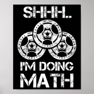 Poster Estou a fazer um trabalho de educação matemática