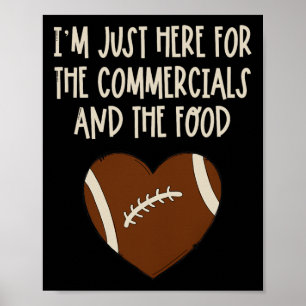 Poster Estou Aqui Apenas Para Os Anúncios E Garotas De Co