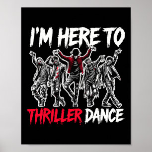Poster Estou aqui para o Dia de as Bruxas engraçado de da