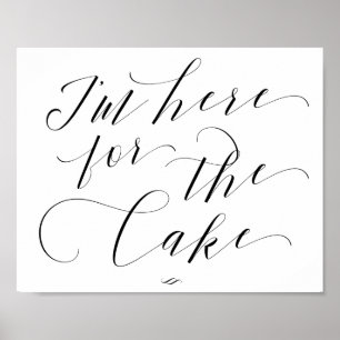 Poster Estou aqui para o Sinal de Casamento Processional