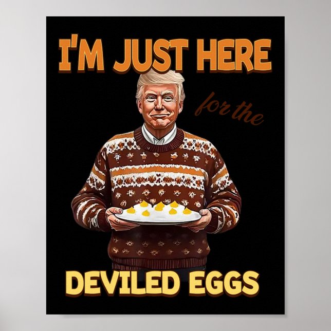 Poster Estou aqui para os ovos devorados (Frente)