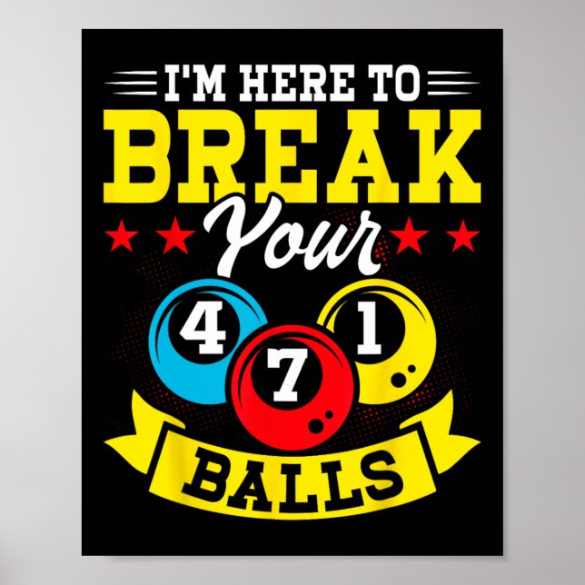Poster Estou Aqui Para Quebrar O Seu (Frente)