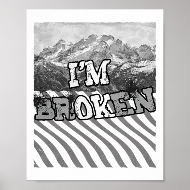 Poster Estou Bem Quebrado-Estou Quebrado  (Frente)