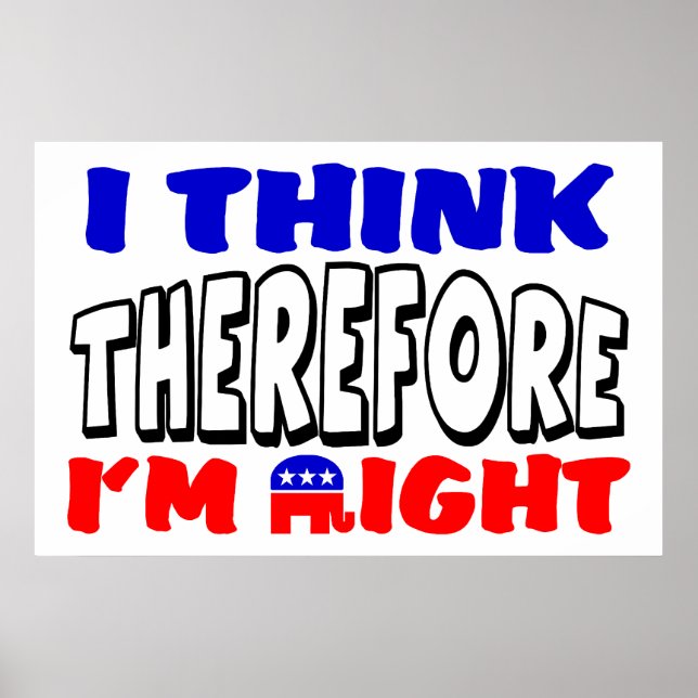 Poster Estou certo! (Frente)