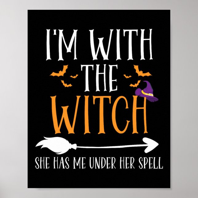 Poster Estou com a fantasia dos Casais de bruxas (Frente)