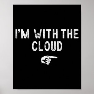 Poster Estou Com A Nuvem Combinando Roupa Preguiçosa De H