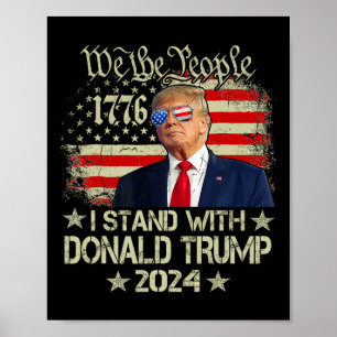 Poster Estou Com Donald Trump Para A Eleição Do President