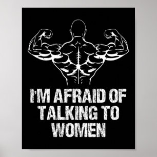 Poster Estou com medo de falar com mulheres treino de mus