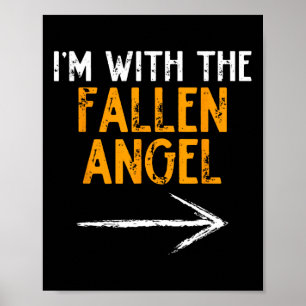 Poster Estou com o Casal de Fallen Angel Costume Hallowee