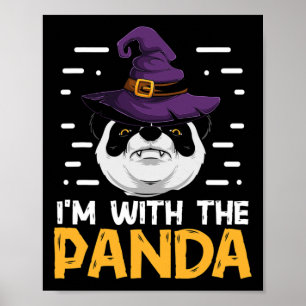Poster Estou com o Casal Engraçado de Panda, combinando c