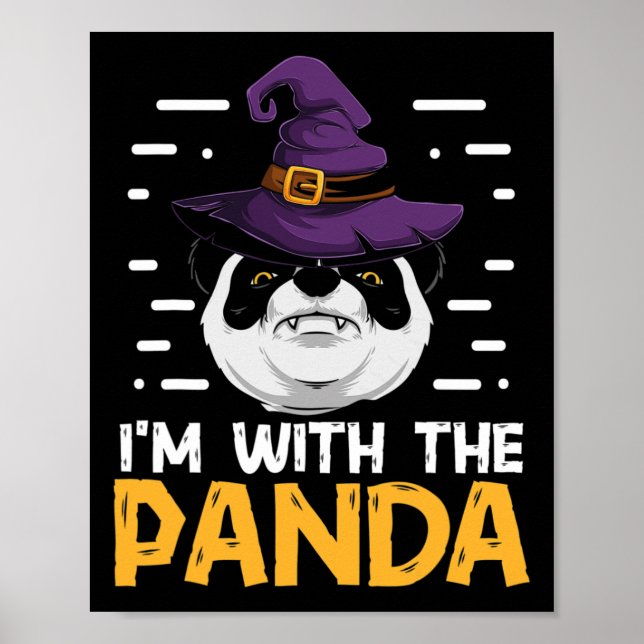 Poster Estou com o Casal Engraçado de Panda, combinando c (Frente)