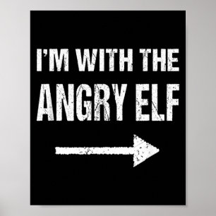 Poster Estou Com o Dia das Bruxas do Elfo Irritado