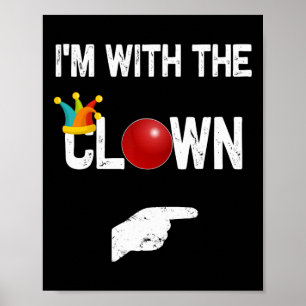Poster Estou com os Fatos de Halloween