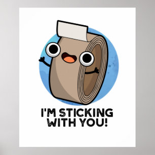 Poster Estou com você, canalha de fita de duto engraçad