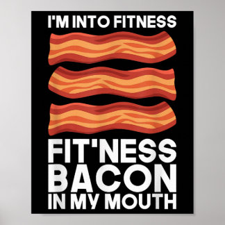 Poster Estou Em Bacon De Malhação Na Minha Boca, Camisa D