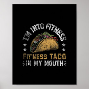 Poster Estou em Forma Tacos Mexicanos Cinco De Mayo 1