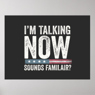 Poster Estou falando que parece familiar? Trump Harris