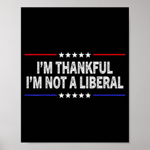 Poster Estou Grato Por Não Ser Um Liberal