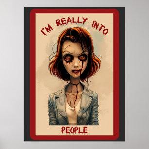 Poster Estou mesmo no Zombie das Pessoas