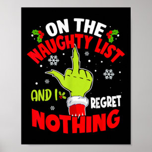 Poster Estou Na Lista Travessa E Não Me Arrependo De Nada