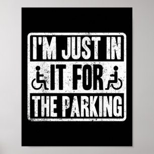 Poster Estou Nisso Só Pelo Estacionamento Camiseta Divert